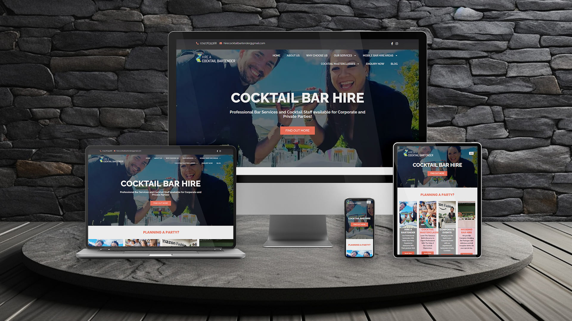 hire a cocktail bartender